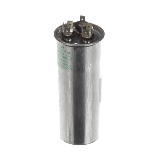 Picture of Amana Ptac 3/30Mfd 450V Dual Round Cap Part# CAP030300450CS