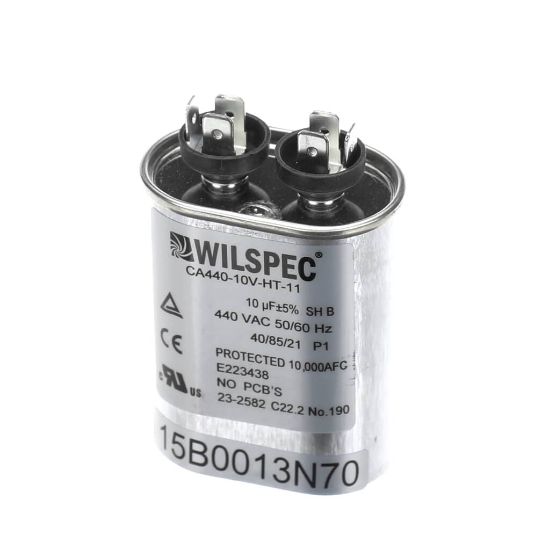 Picture of ClimateMaster Cap 10.0 Mfd 440V Oval Part# 15B0013N70