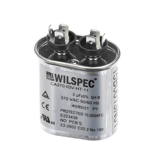 Picture of ClimateMaster Cap 3.0 Mfd 370V Oval Part# 15B0013N01