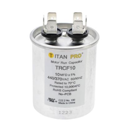 Picture of Diversitech Inc 10 Mfd 440/370V Round Part# TRCF10