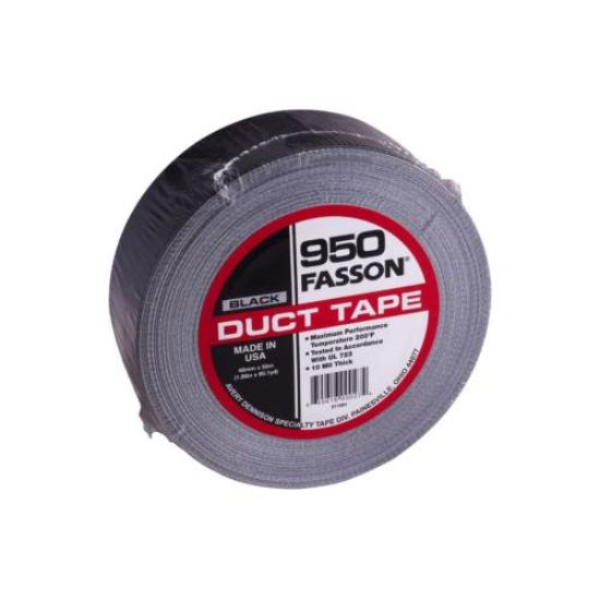 Picture of Hvac Parts Fas Black Cloth Tape 48Mm Part# 950B