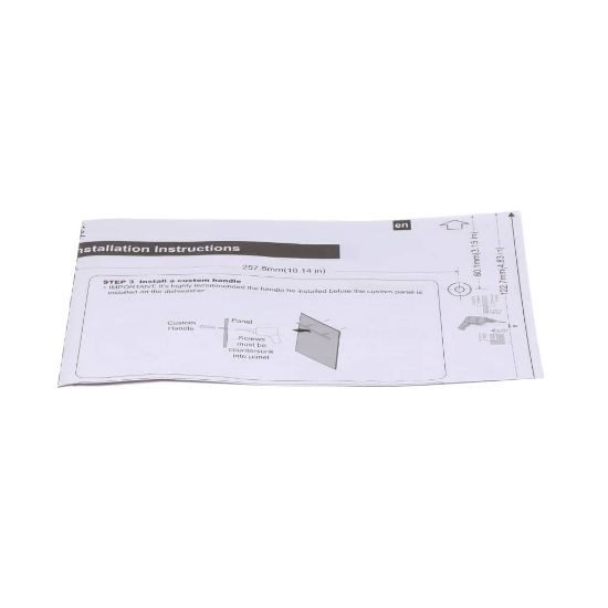 Picture of Midea Installation Template Part# 16176000A64499