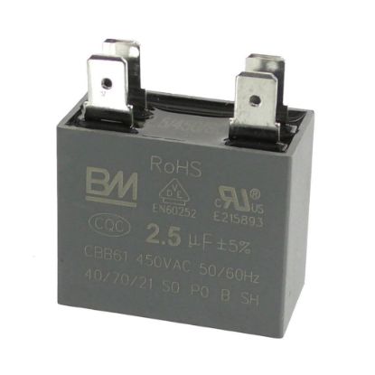 Picture of Midea Capacitor (Fan Motor - 2.5Uf/4 Part# 17400101000019
