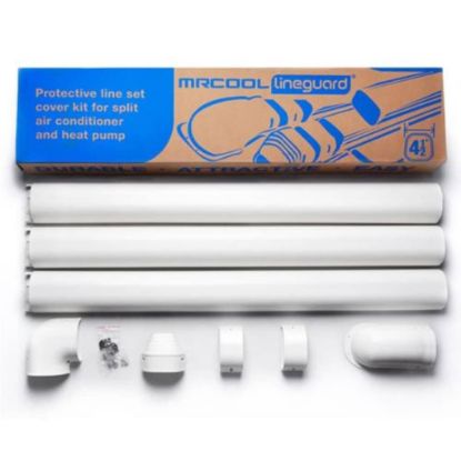 Picture of MRCOOL Lineguard 4.5 In. 16-Piece Complete Line Set Cover Kit For Ductless Mini-split Or Central System Part# MLG450