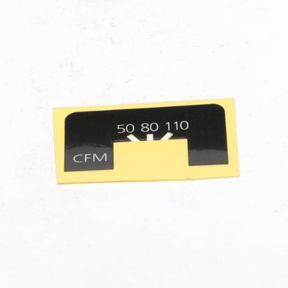 Picture of Panasonic Label Part# FFV51VHL1012