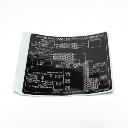 Picture of Panasonic Label Part# FFV51VHL1066