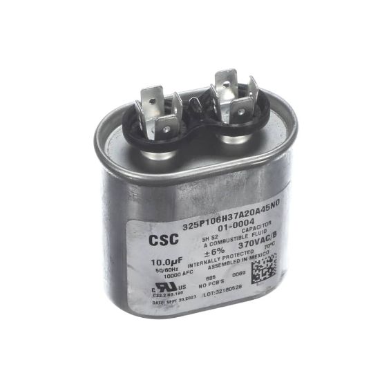 Picture of Nortek Run Cap,oval,370v,10uf Part# 01-0004