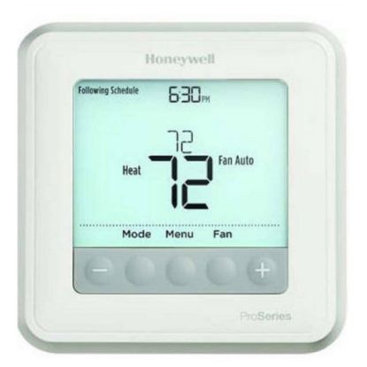 Picture of Rheem T6 Proprogrammable Thermostat (Ge: 2H/2c, Hp: 3H/2c) Part# TH6320U2008