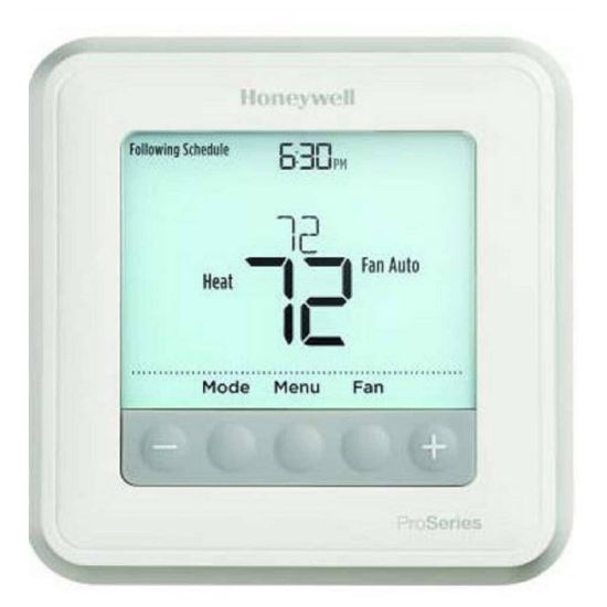 Picture of Rheem T6 Proprogrammable Thermostat (Ge: 2H/2c, Hp: 3H/2c) Part# TH6320U2008