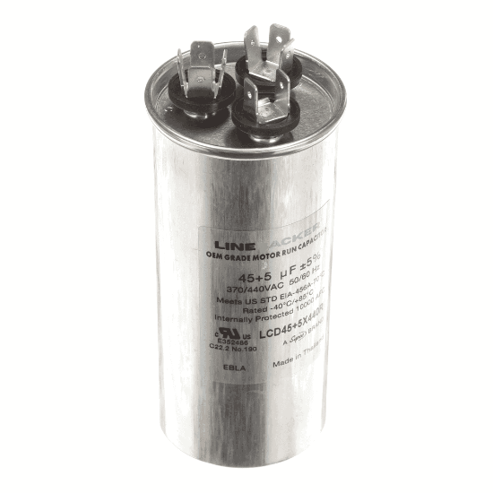 Picture of HVAC Lb Round Dual Run Capacitor (1 Pcs) Part# LCD45+5X440R
