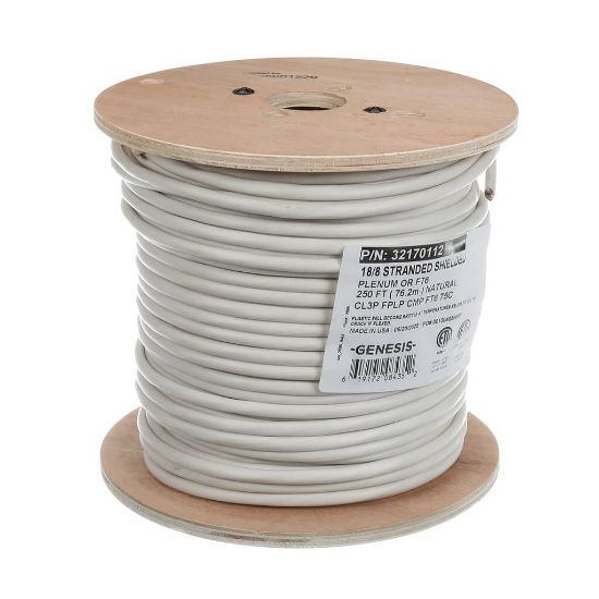 Picture of Trane Wire; 18 Awg/8c Stranded Shielded Plenum Part# 32170112