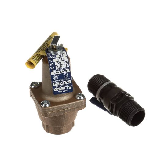 Picture of Watts Relief Valve 3/4 125 Psi Part# F274751
