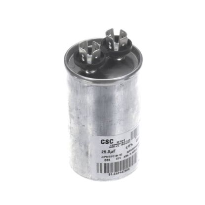 Picture of York Capacitor,run Single,25mfd,440v,round Part# S1-CAP44250R