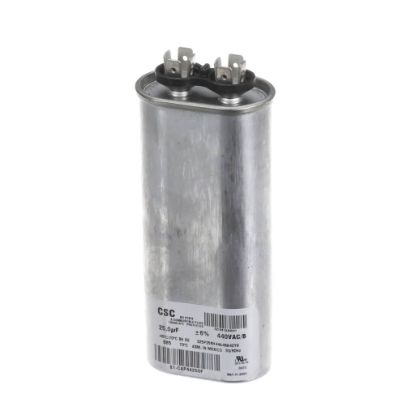 Picture of York Capacitor,run Single,25mfd,440v,flat Part# S1-CAP44250F
