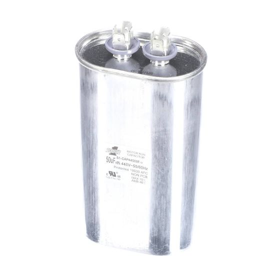 Picture of York Capacitor,run Single,50mfd,440v,flat Part# S1-CAP44500F