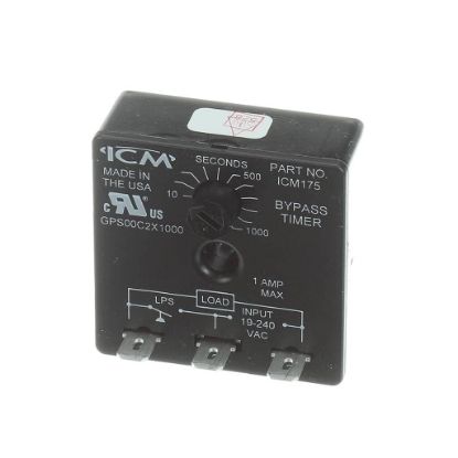 Picture of York Relay,time Delay, Bypass,1000-sec Adj Part# S1-ICM175B